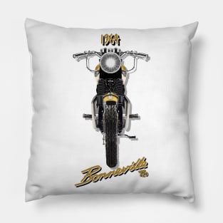 1964 Classic bonneville t20 Pillow