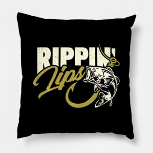 Rip' Lips Fishing Fisher ny Pillow