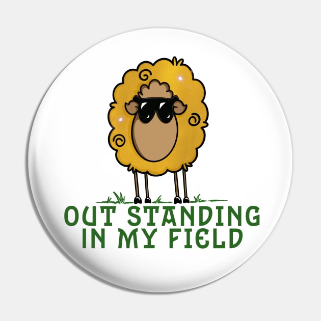 Out standing in my field Pin by ARTHE