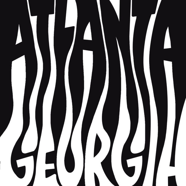 Atlanta GA Kids T-Shirt by LetteringByKaren