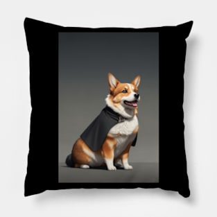 Caped Corgi Pillow