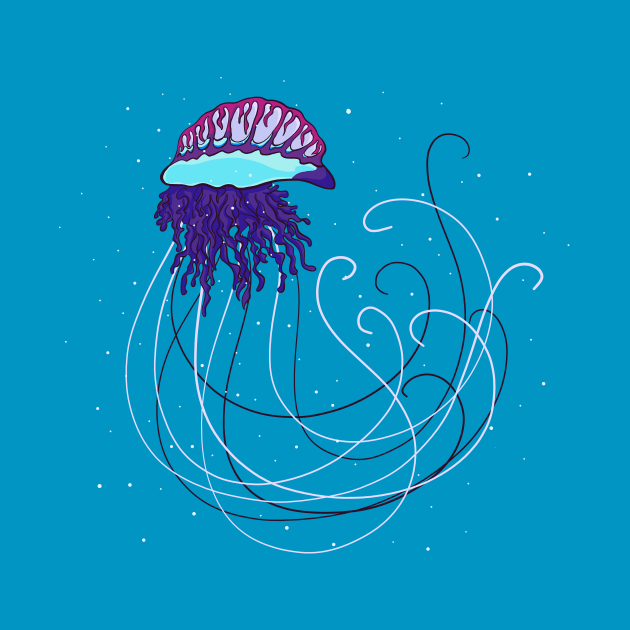 Portuguese Man o War by Inklings of Grace