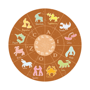 Zodiac, 2, Astrology, Horoscope, Stars, Sun-and-moon. Birthday, Valentines-day, Holidays, T-Shirt