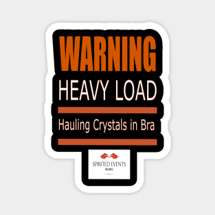 Heavy Load - Crystals In Bra - White Magnet