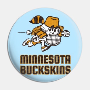 Vintage Minnesota Buckskins Tennis 1974 Pin