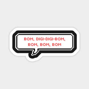 Bom, digi-digi-bom, bom, bom, bom - Topline - Stray Kids Magnet