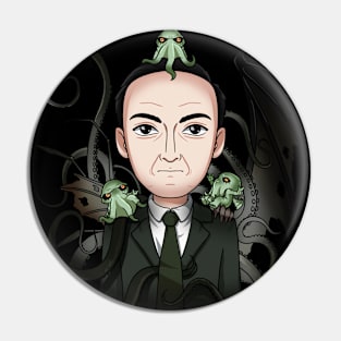 H.P. Lovecraft: The Master of Horror, A Tribute to The Author Pin