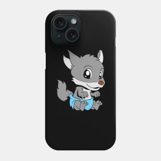 Kawaii Baby Wolf Phone Case