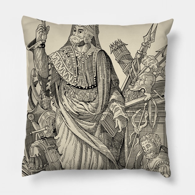 Hermes Trismegistus Pillow by Slayer_of_Giants