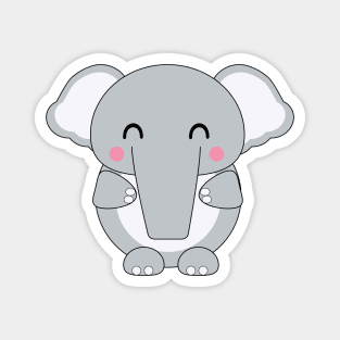 Cute Baby Elephant Magnet