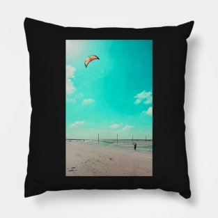 Beach Kiting No. 2 Pillow