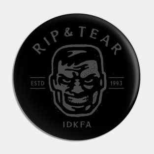 IDKFA - Grey Pin