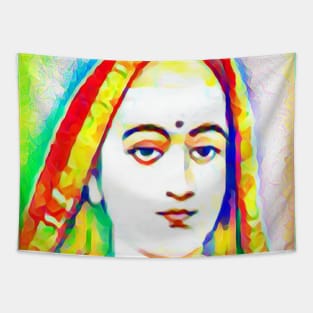 Adi Shankara Colourful Portrait | Adi Shankara Artwork 11 Tapestry