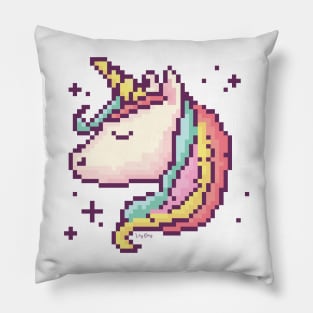 Pixel art unicorn Pillow