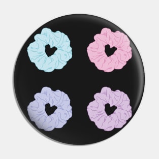 Pastel scrunchie set Pin