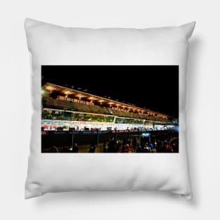 Motor Racing At Night Le Mans 2019 Pillow