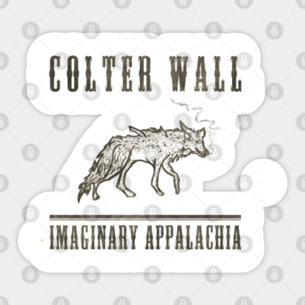Imaginary Appalachia Cover Colter Wall Sticker Teepublic Uk
