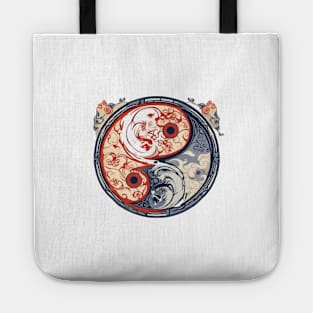 Yin-yang Symbol Tote