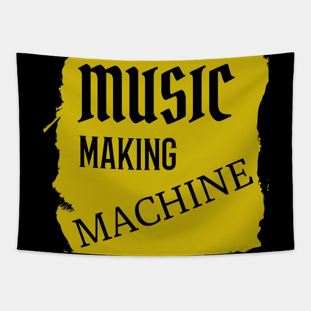 Music Making Machine, Music Producer Tapestry by ILT87