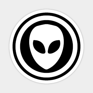 Alien UFO face Magnet