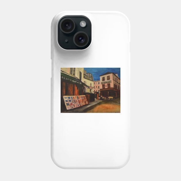 Montmartre Streets, Paris Phone Case by golan22may