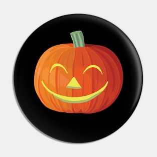 Spooky Smiling Halloween Pumpkin Pin