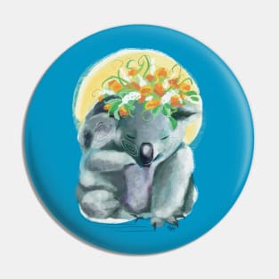 Koala Whispers Pin