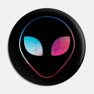 Galaxy Alien Pin