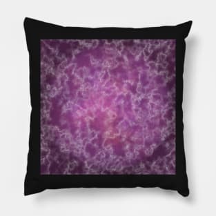 Pink Plasma Storm Pillow