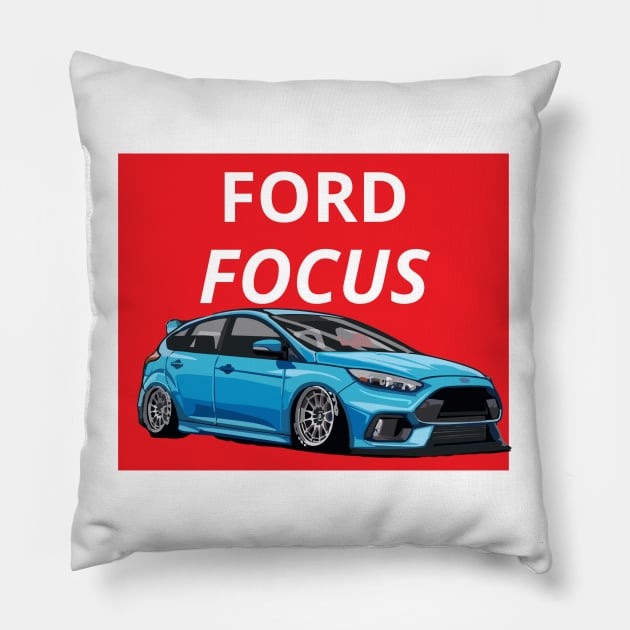Ford Focus Pillow by artoriaa
