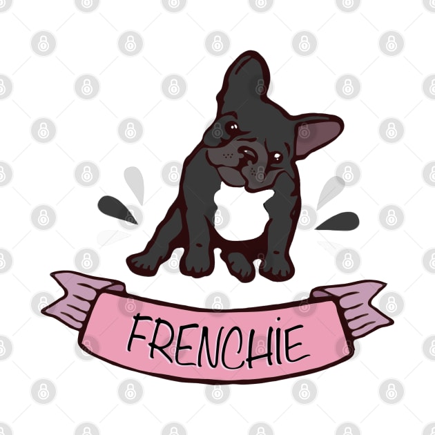 French bulldog for frenchie lover french bulldog white color by Collagedream