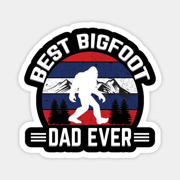 Best Bigfoot Dad Ever Magnet by jerranne