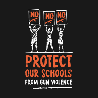 Gun Control No More School Shootings T-Shirt