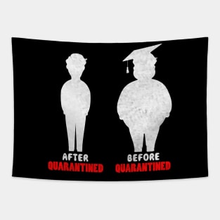 Seniors The One Where They Were Quarantined 2020 Quarantine T-Shirt T-Shirt Tapestry