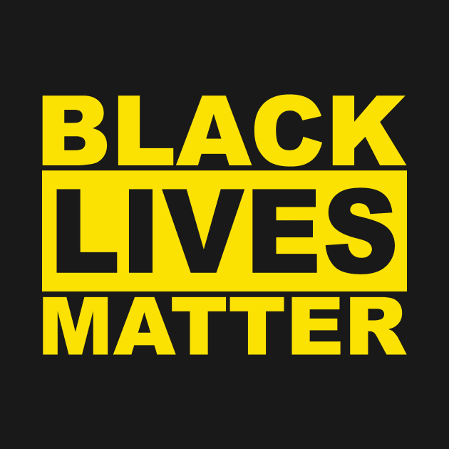 Black Lives Matter Logo (Yellow) by HardyShop