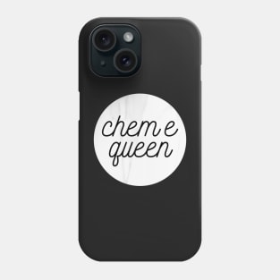 chem e queen white marble Phone Case