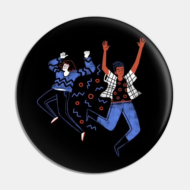 Jump Around Pin by grrrenadine