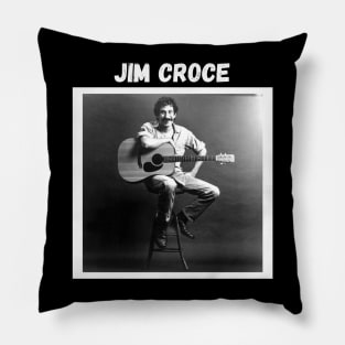 Jim croce vintage Pillow