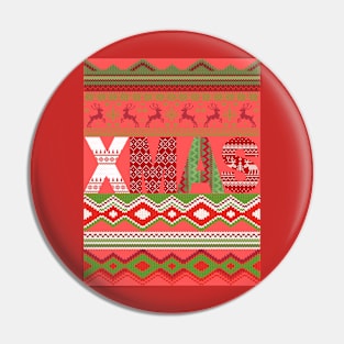 XMAS Ugly Christmas Sweater Pin