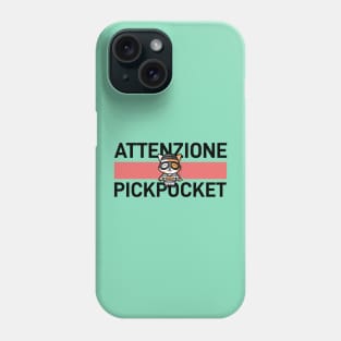 Attenzione Pickpocket Phone Case