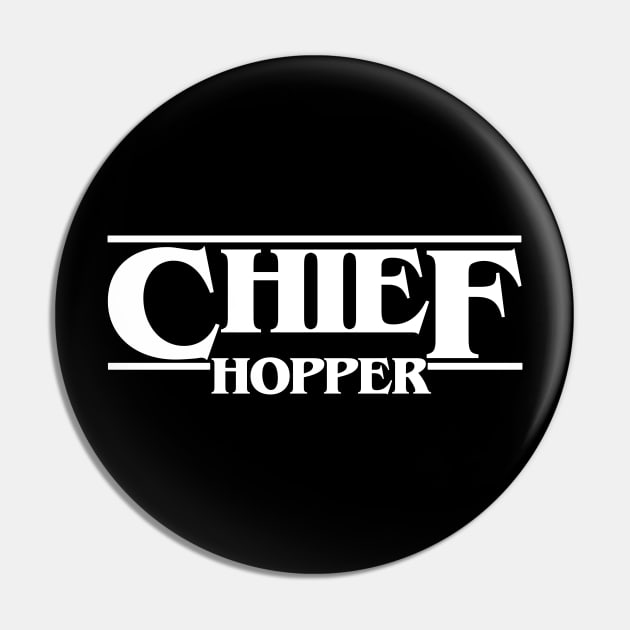 Chief Hopper white Pin by gastaocared