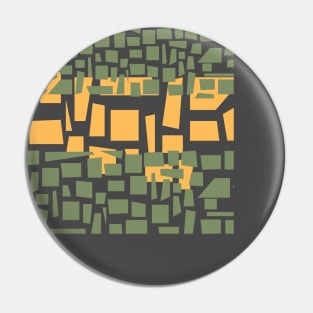 Pattern Shape illustration in yellow and light green Pin