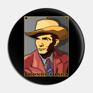 HANK WILLIAMS AMERICAN SINGER SONGWRITER COUNTRY WESTERN Pin