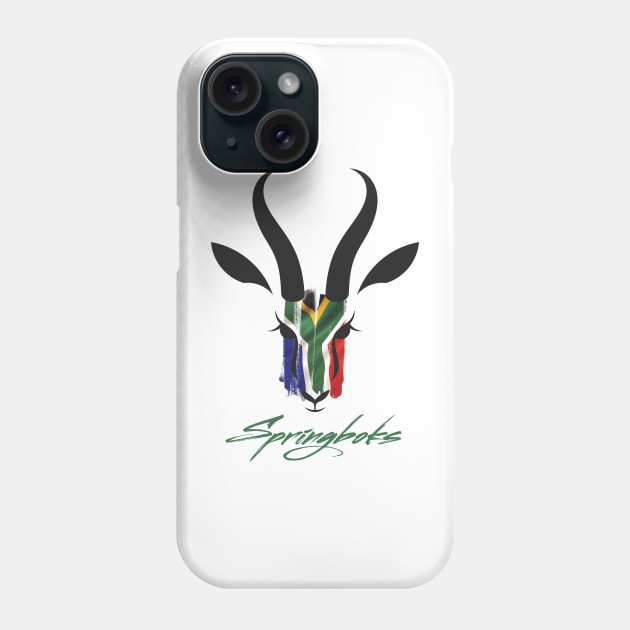 Springboks - Rugby World Champs 1994, 2007, 2019 Phone Case by Arend Studios