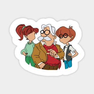 Whit, Connie, and Eugene Adventures in Odyssey Fan Art Magnet