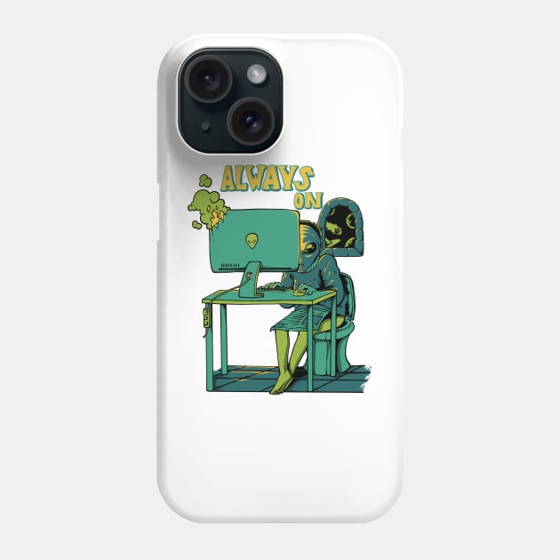 Always on Phone Case by Alien Version