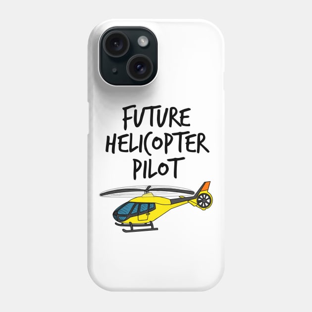 Future Helicopter Pilot Doodle Phone Case by doodlerob