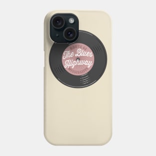 The Blues Highway Mississippi Vinyl Vintage Phone Case