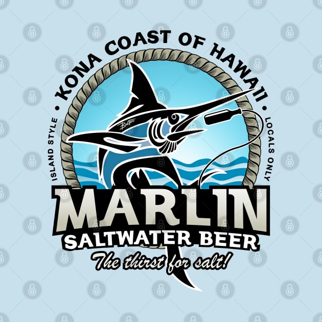 Island Style Marlin Saltwater Beer by badtuna