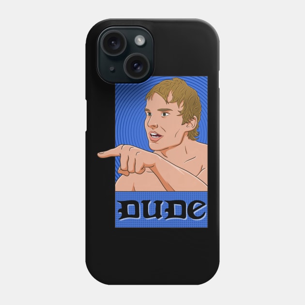 Angry Tattoo Dude 1 Phone Case by sk8rDan